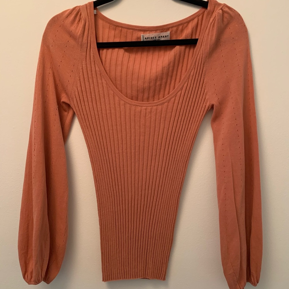 Apiece Apart Pink Sweater Top